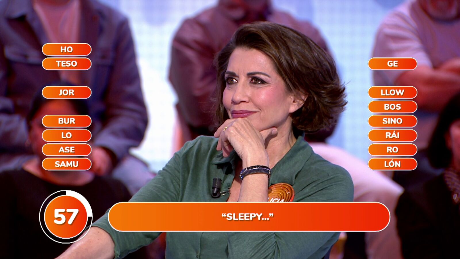 Alicia Borrachero, en estado de gracia: completa el panel de las Palabras Cruzadas de manera “impecable”