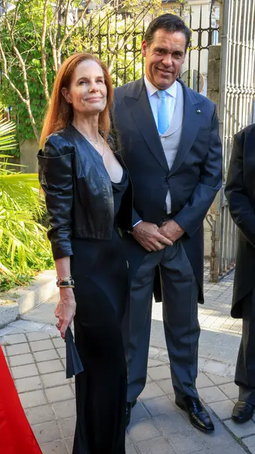 Olivia de Borbón y Luis Alfonso de Borbón en el homenaje a Francisco de Borbón Olivia de Borbón y Luis Alfonso de Borbón en el homenaje a Francisco de Borbón