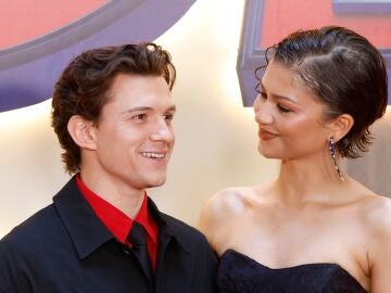 Zendaya y Tom Holland en Madrid presentando SpiderMan 4