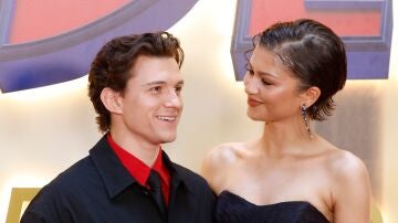 Zendaya y Tom Holland en Madrid presentando SpiderMan 4