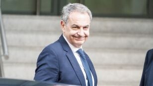Zapatero, a su llegada a la Audiencia Nacional