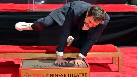 Javier Bardem deja sus huellas en el Teatro Chino de Hollywood