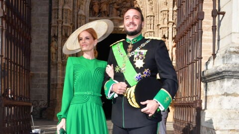 Olivia de Borbón junto a su hermano Francisco de Borbón Graf Von Hardenberg