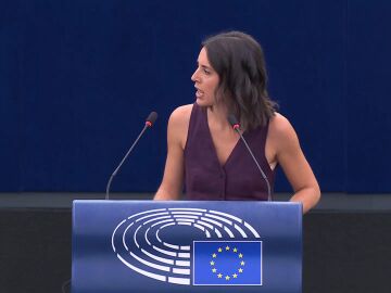 Irene Montero, en la Euroc&aacute;mara 