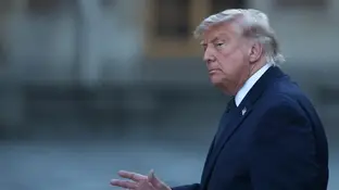 Donald Trump en el Palacio de Versalles Donald Trump en el Palacio de Versalles