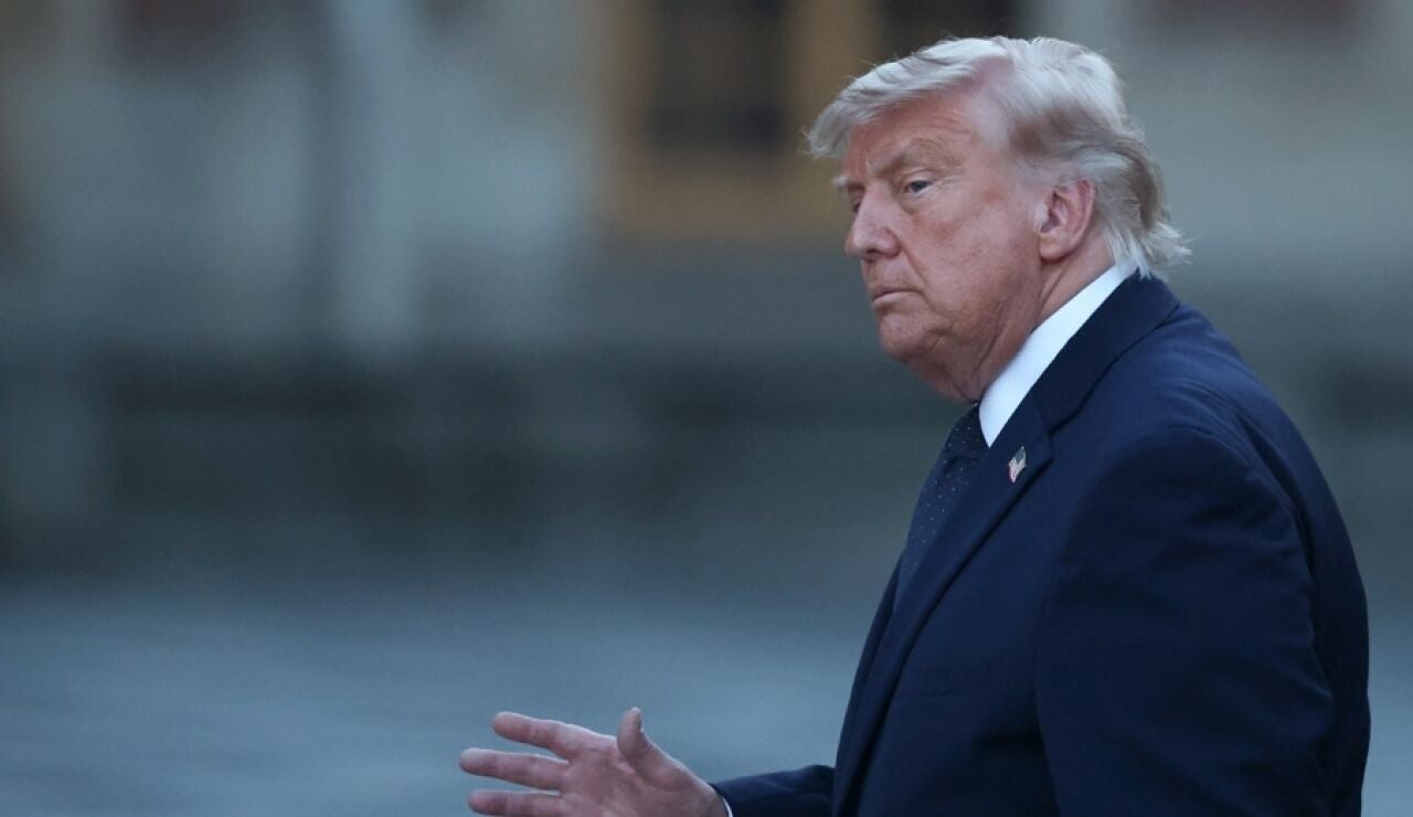 Donald Trump en el Palacio de Versalles