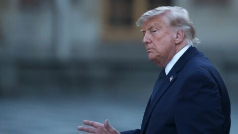 Donald Trump en el Palacio de Versalles