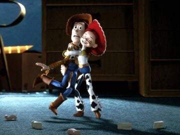 Woody y Jessie en Toy Story 2