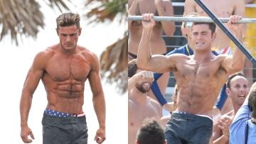Los m&uacute;sculos de Zac Efron para Baywatch en 2017