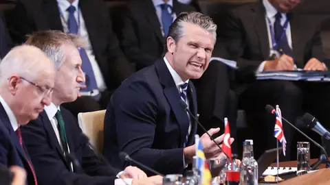 El secretario de Defensa de Estados Unidos, Pete Hegseth El secretario de Defensa de Estados Unidos, Pete Hegseth