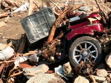 Destrozos en Ourense