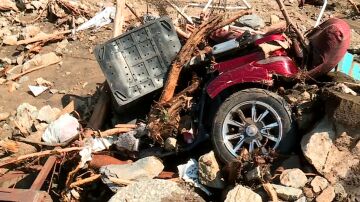 Destrozos en Ourense