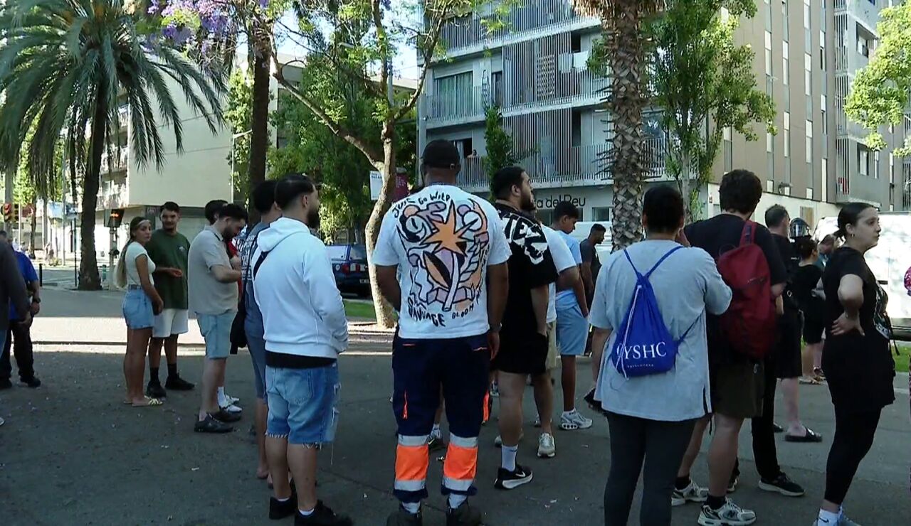 Desahucio en La Mina (Barcelona)