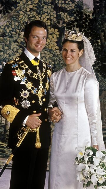 Boda de los reyes Carlos Gustavo y Silvia de Suecia