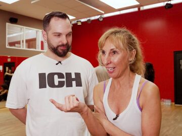 Myriam Benedited y Borja Rueda recuerdan el n&uacute;mero que m&aacute;s ha desestabilizado a los bailarines de Tu cara me suena