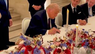 Donald Trump en el Palacio de Versalles