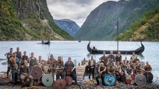 La selección noruega se viste de vikingos La selección noruega se viste de vikingos