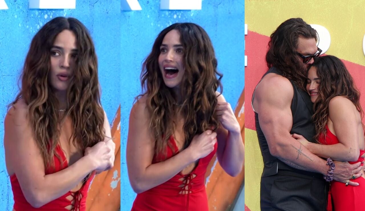 Jason Momoa con su novia Adria Arjona