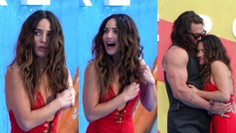 Jason Momoa con su novia Adria Arjona