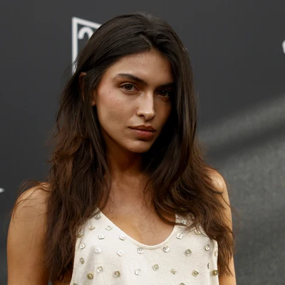 Lucía Rivera posando en el photocall