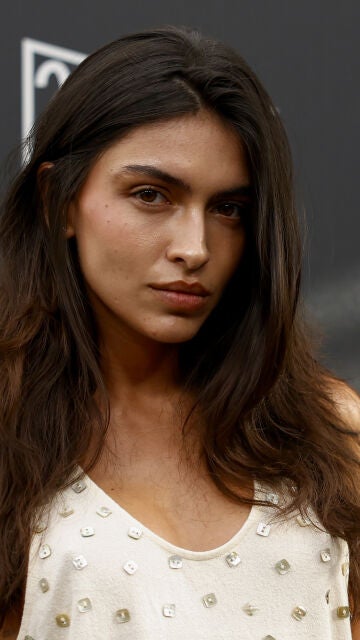 Luc&iacute;a Rivera posando en el photocall