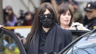 La expareja de &Aacute;balos, J&eacute;ssica Rodr&iacute;guez, a su salida del Tribunal Supremo