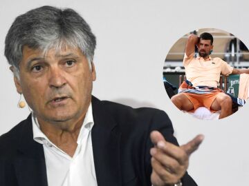 Toni Nadal y Novak Djokovic