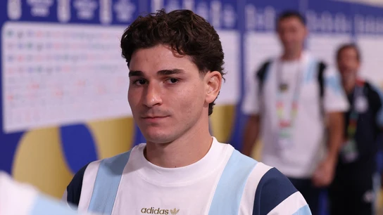Julián Álvarez con la Selección Argentina Julián Álvarez con la Selección Argentina