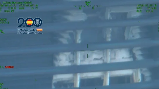 Imagen de una parte del edificio dañada por el incendio Imagen de una parte del edificio dañada por el incendio