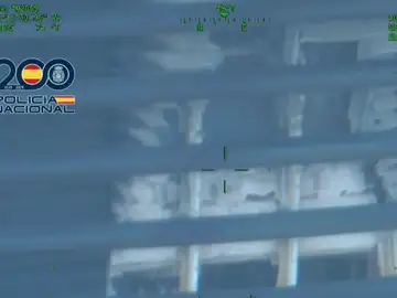Imagen de una parte del edificio dañada por el incendio Imagen de una parte del edificio dañada por el incendio