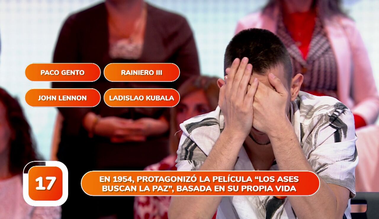 El estrepitoso fallo de David en Una de Cuatro que ni &eacute;l quiere ver en Pasapalabra