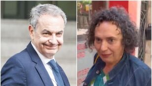 Zapatero y su secretaria Gertrudis