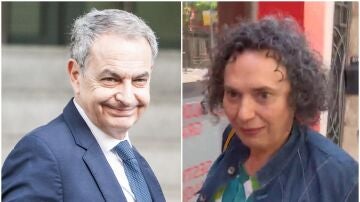 Zapatero y su secretaria Gertrudis