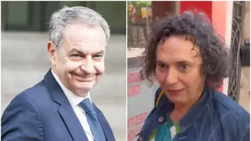 Zapatero y su secretaria Gertrudis Zapatero y su secretaria Gertrudis