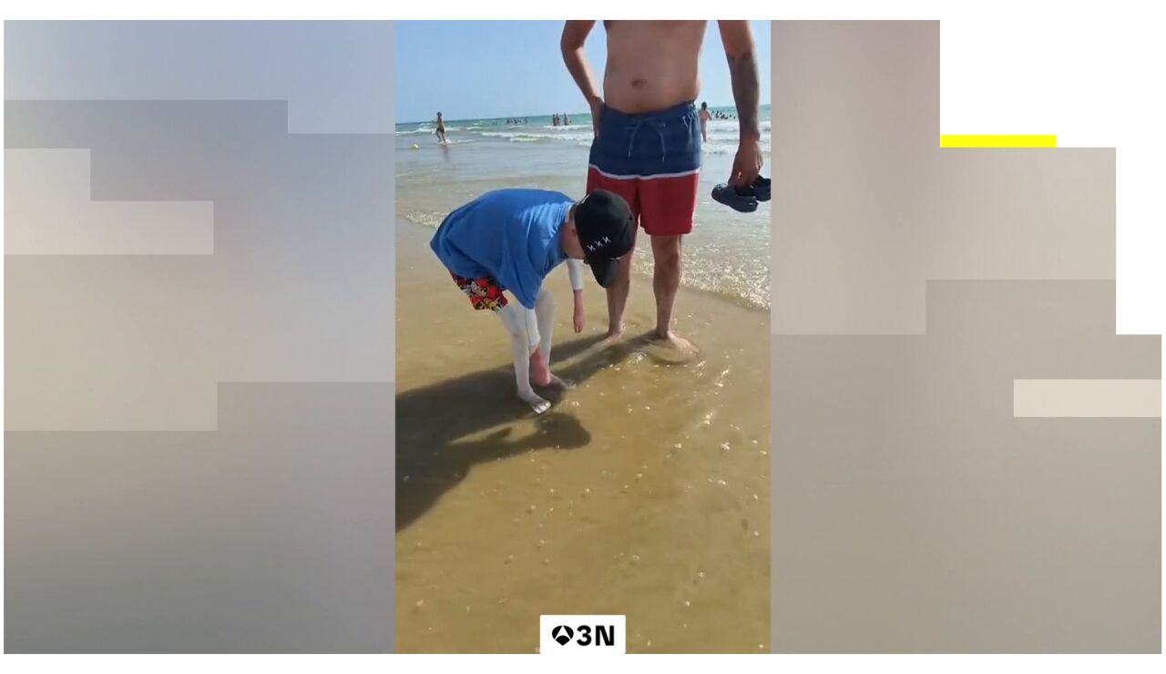 Los primeros contactos con el mar ya est&aacute;n mejorando algunas de sus heridas