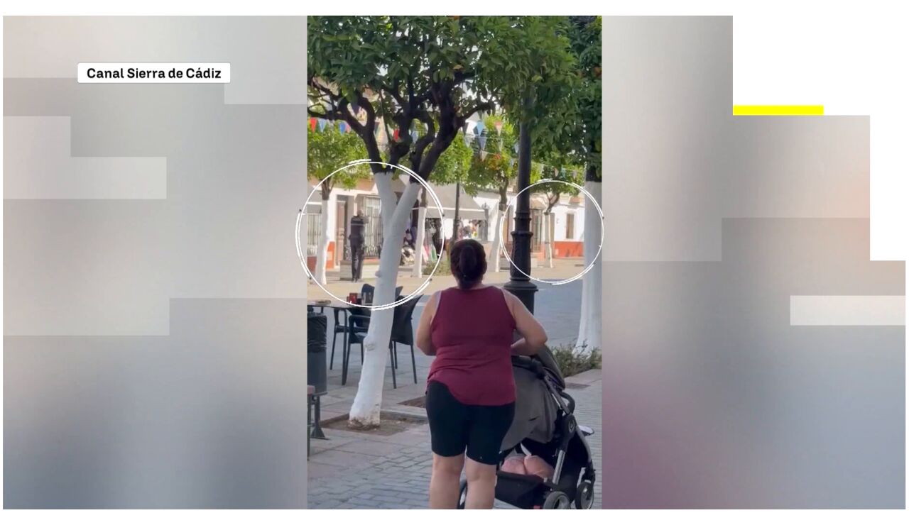 Imagen del tiroteo en Puerto Serrano
