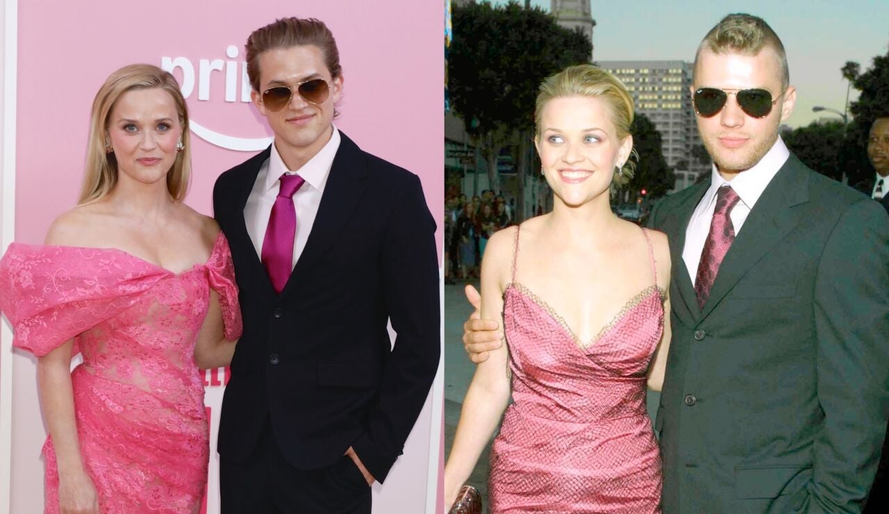 Reese Witherspoon recrea con su hijo Deacon Phillippe y hace 25 a&ntilde;os con su ex Ryan Phillippe