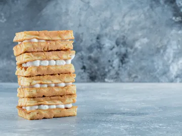 Sándwich de nata Sándwich de nata