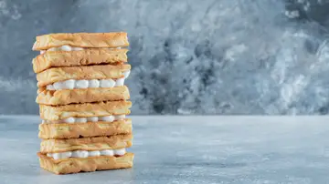 Sándwich de nata Sándwich de nata