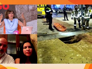 Se abri&oacute; el suelo y...