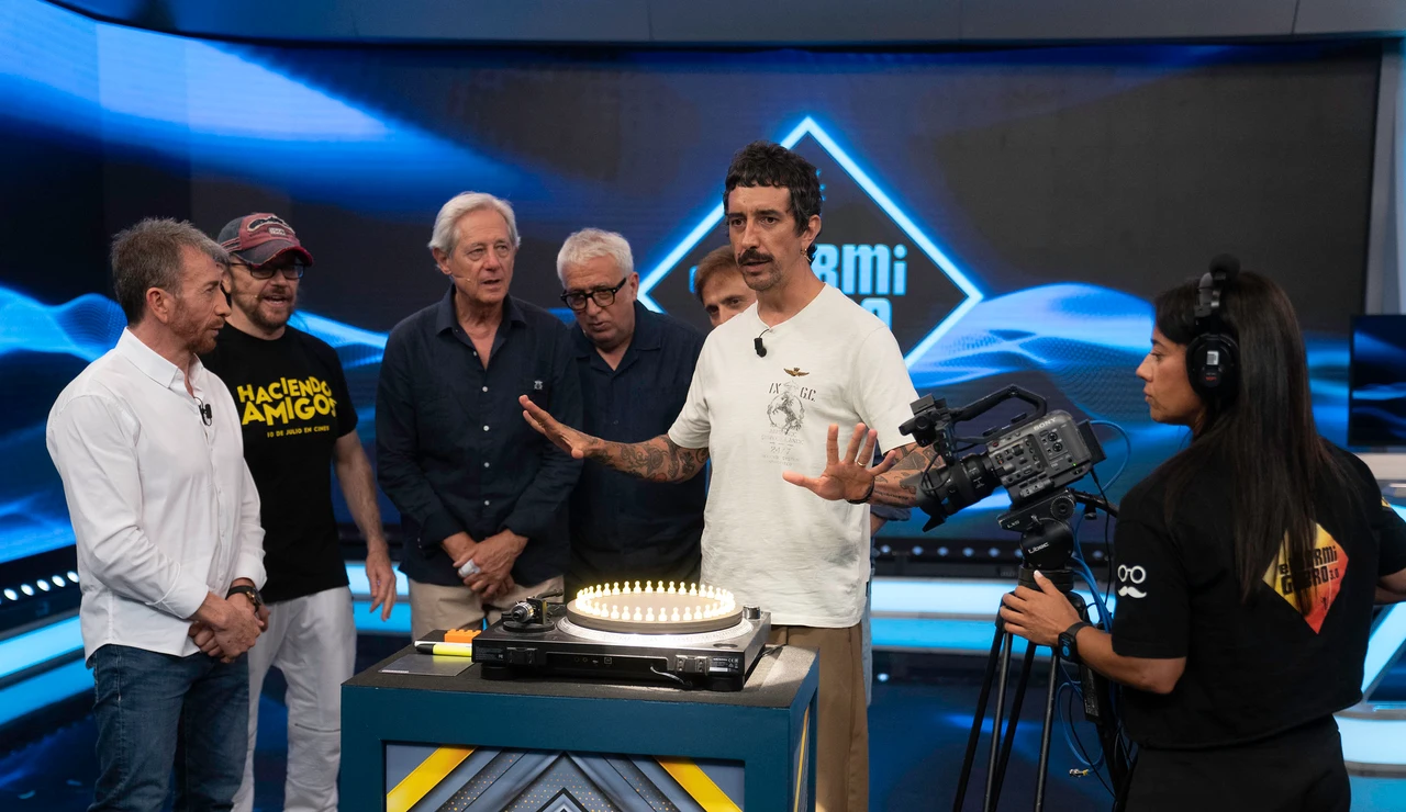 Marron desafía a la vista con una ilusión óptica en homenaje a Tip en El Hormiguero