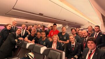 Iberia opera un vuelo ch&aacute;rter fletado por Repsol para trasladar equipos de rescate espa&ntilde;oles a Venezuela