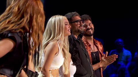 Antonio Orozco, Anto&ntilde;ito Molina Ana Mena en La Voz Kids