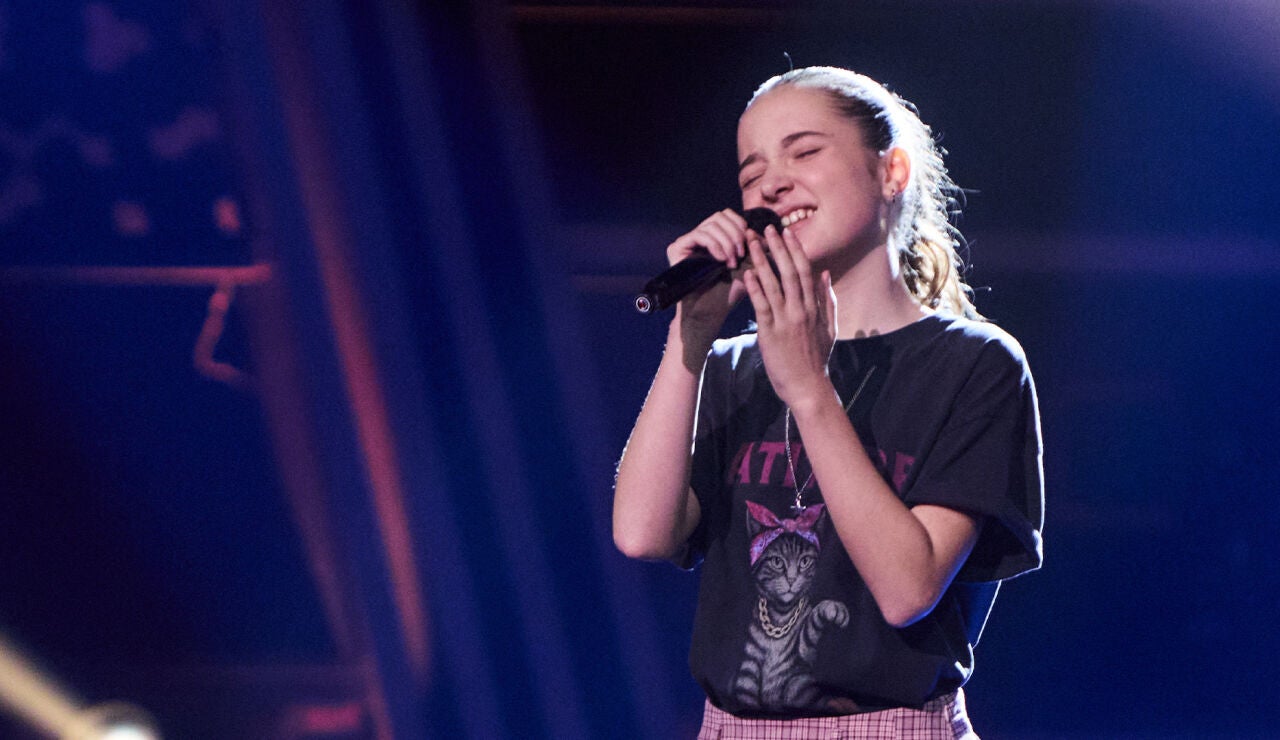 Sara en La Voz Kids