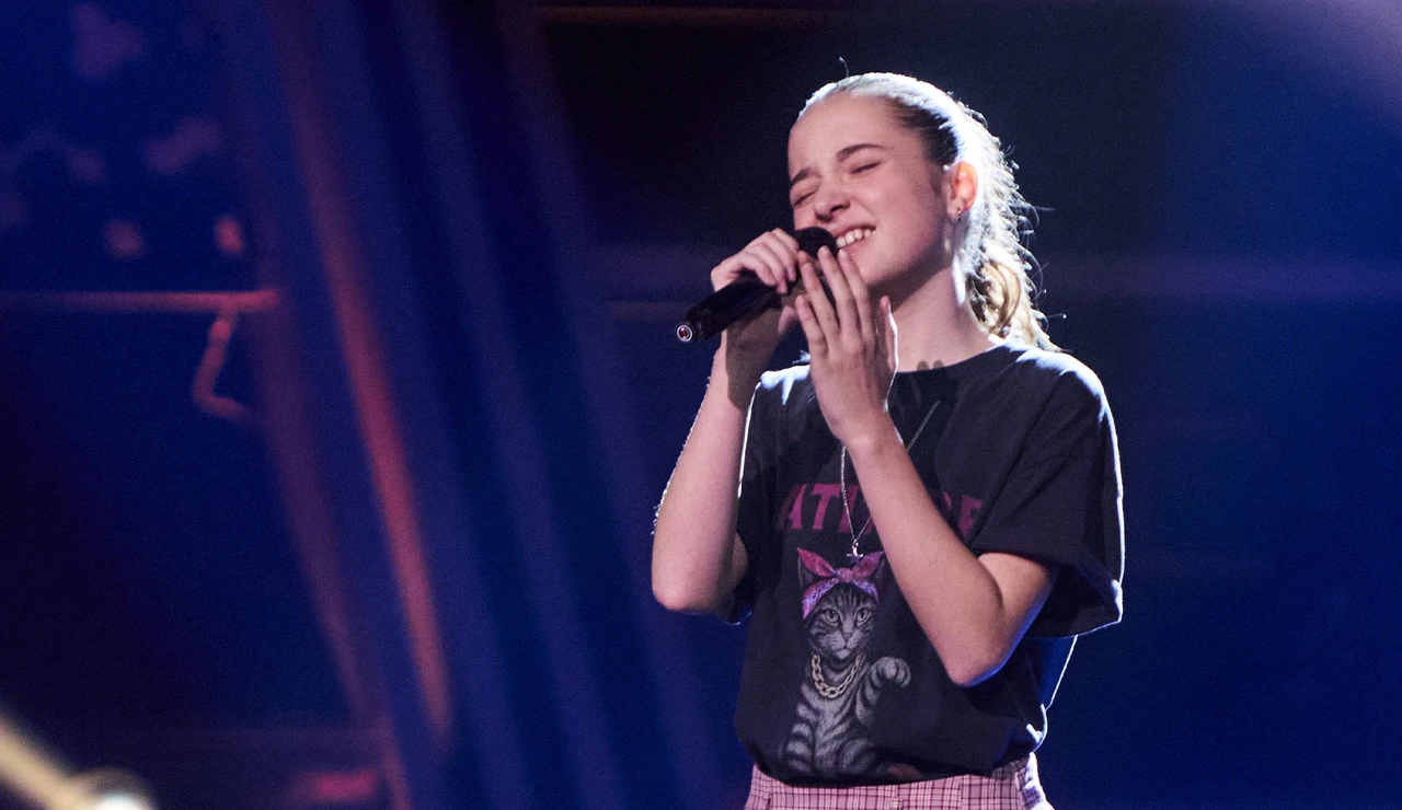 Sara en La Voz Kids