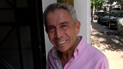 José Luis Lopez, 'El Turronero', con la prensa