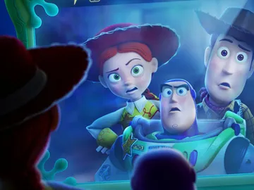 Jessie, Buzz y Woody en Toy Story 5 Jessie, Buzz y Woody en Toy Story 5