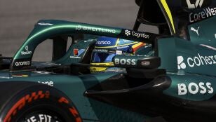 Fernando Alonso durante el GP de Austria