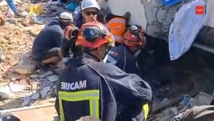 Continua la labor de los rescatistas espa&ntilde;oles en Venezuela