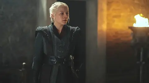 Emma D'Arcy, Rhaenyra, en la temporada 3 de La casa del dragón Emma D'Arcy, Rhaenyra, en la temporada 3 de La casa del dragón